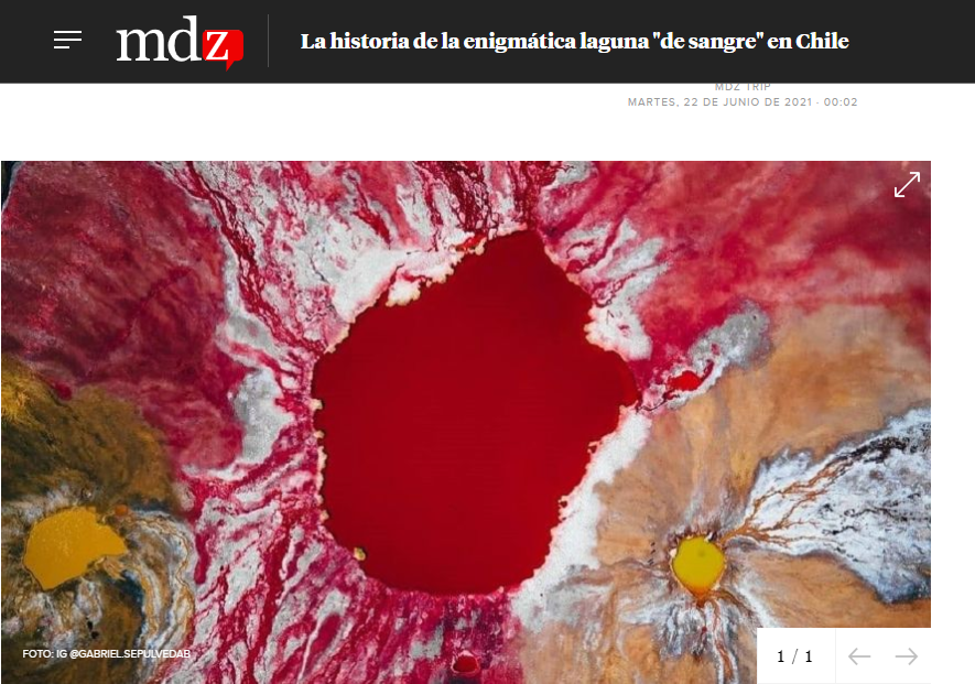 noticia de la laguna de sangre en MDZ