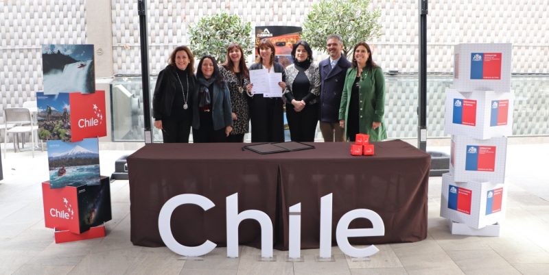 Imagen de las autoridades de turismo de Chile en el marco de la actividad COP25