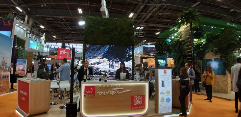 Imagen del stand de Chile en la feria Top Resa 2019