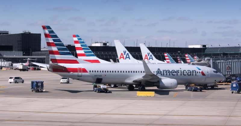 Imagen de los aviones de American Airlines