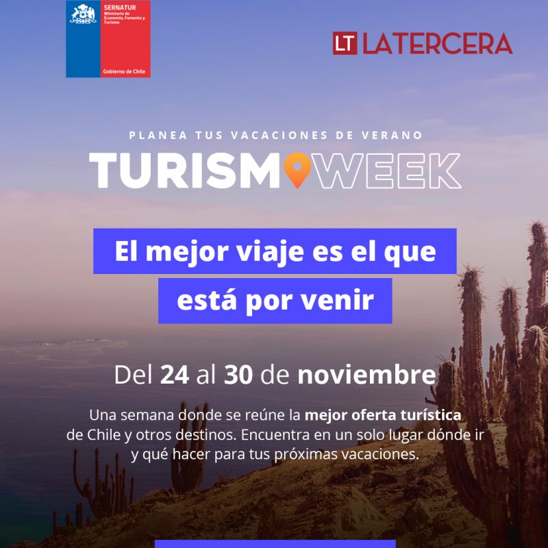 gráfica de evento turismo week